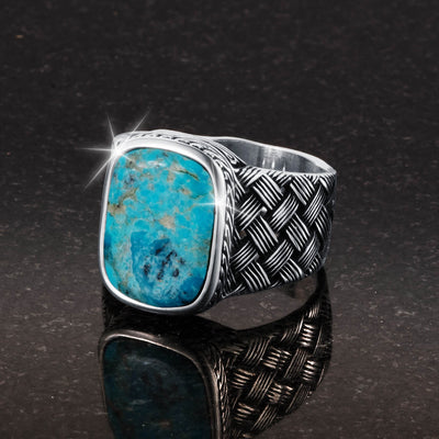 Daniel Steiger High Tide Turquoise Men's Ring