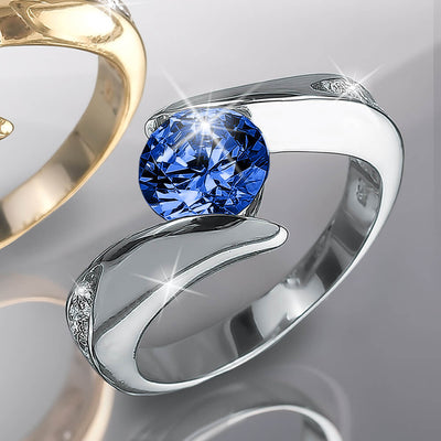 Daniel Steiger Viva Rainbow Azul Ladies Ring