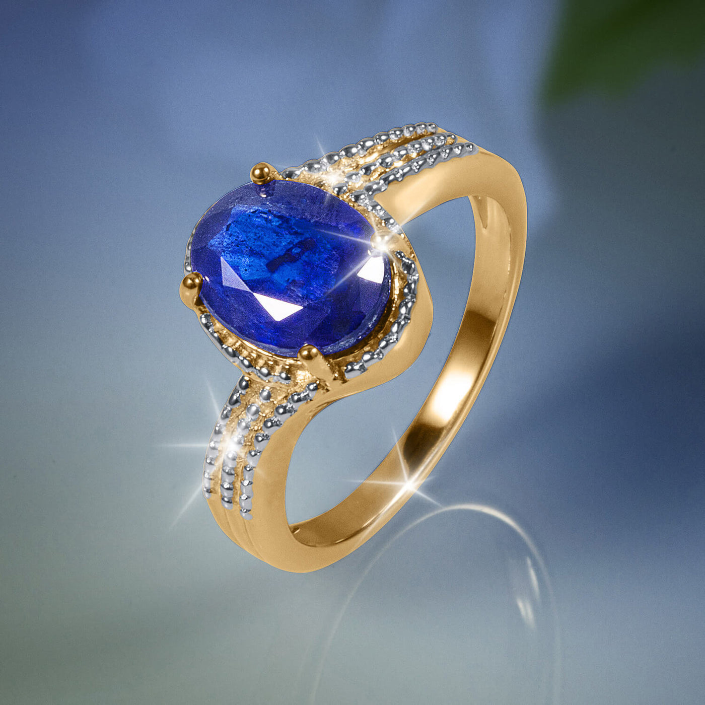 Daniel Steiger Twisted Embrace Sapphire Ring