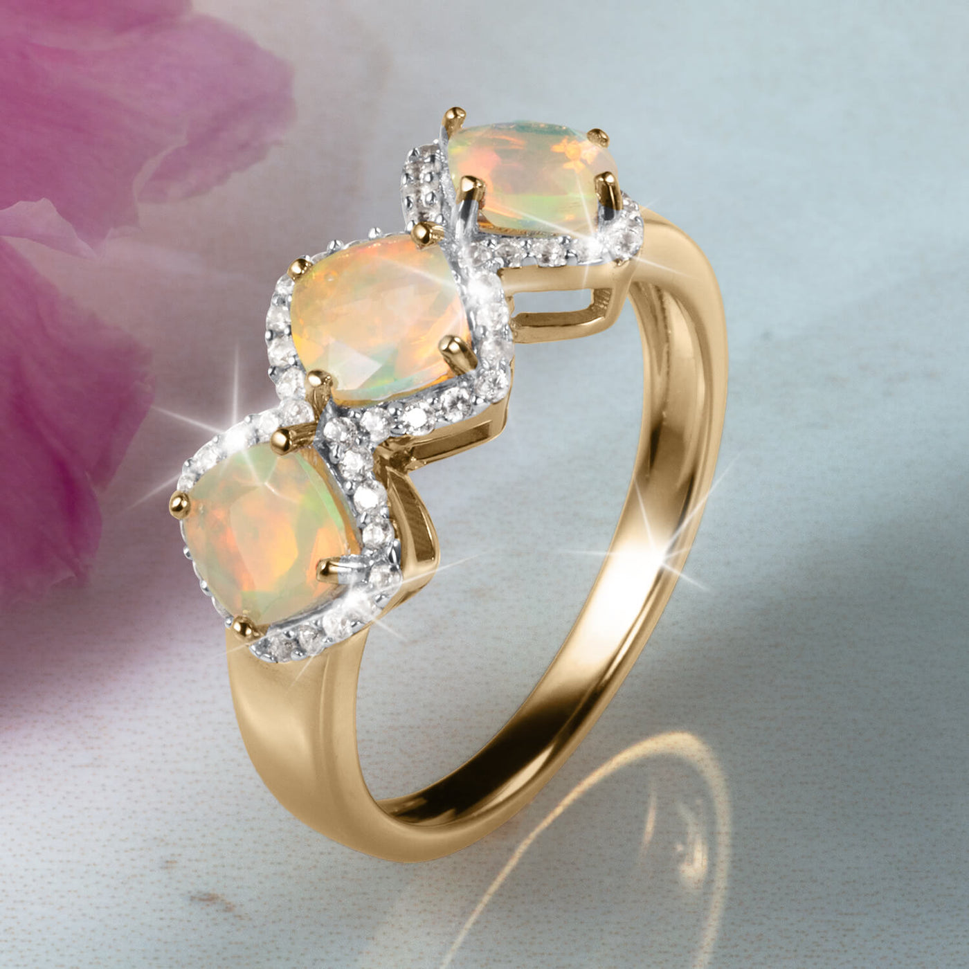 Daniel Steiger Celestial Opal Ladies Ring
