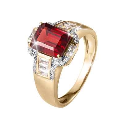 Daniel Steiger Crimson Paradise Garnet Ring