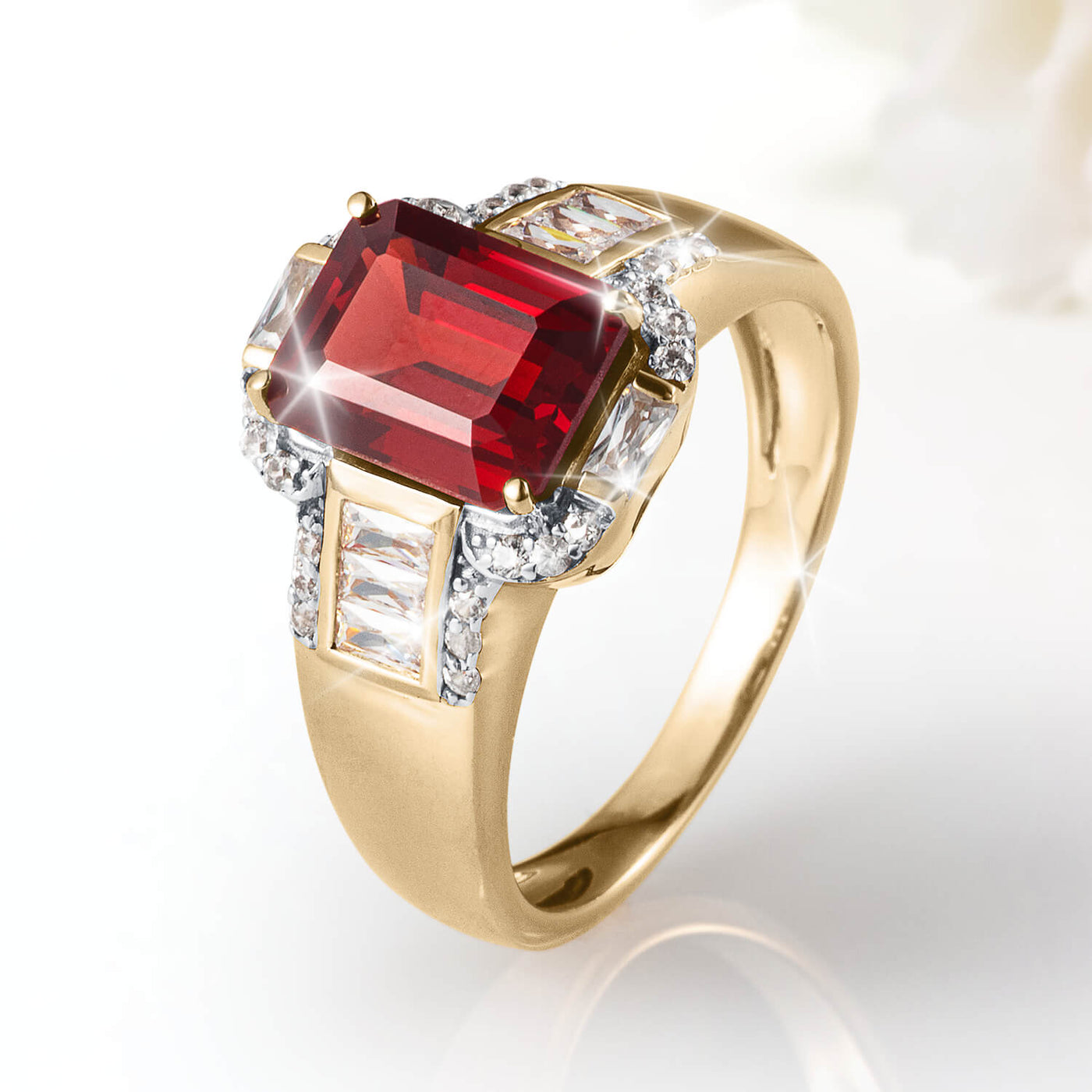 Daniel Steiger Crimson Paradise Garnet Ring