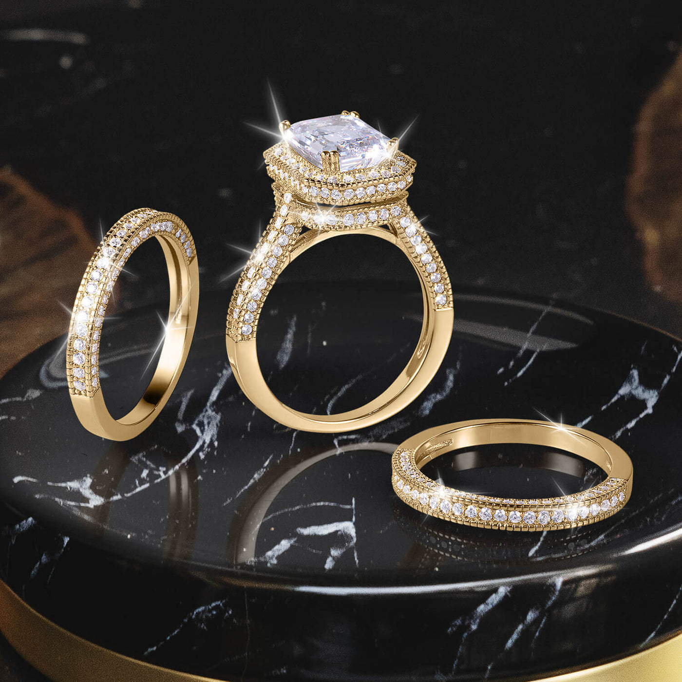 Daniel Steiger Enchanting Bridal Set Ring