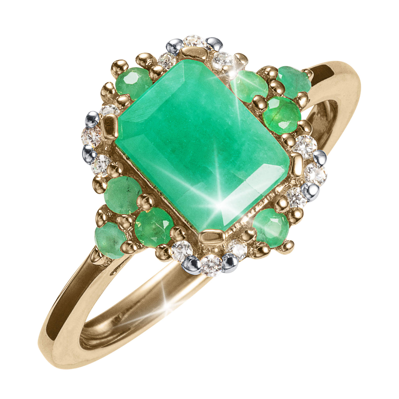 Daniel Steiger Emerald Oasis Ladies Ring