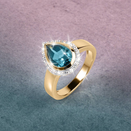 Daniel Steiger Carnaby London Blue Topaz Ladies Ring