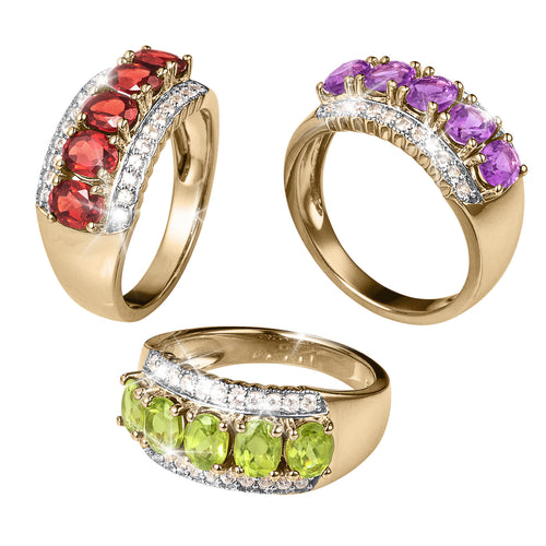 Daniel Steiger Romantica Rainbow Ladies Rings - Pick Any Two