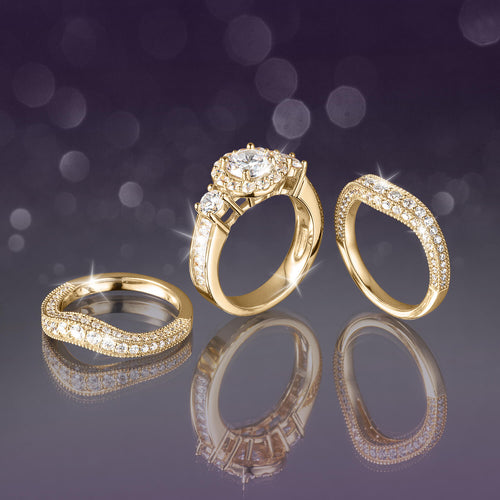 Daniel Steiger Infinity Bridal Ring Set