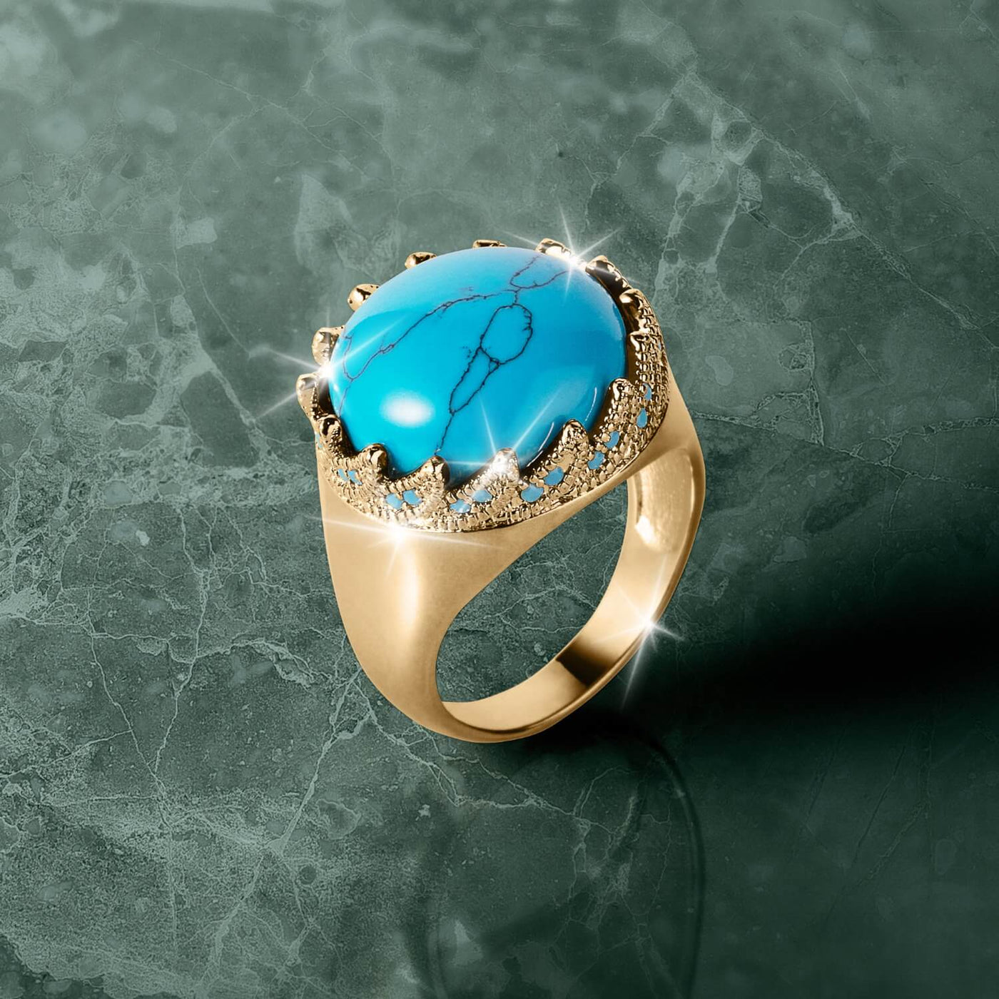 Daniel Steiger Ocean Turquoise Men's Ring