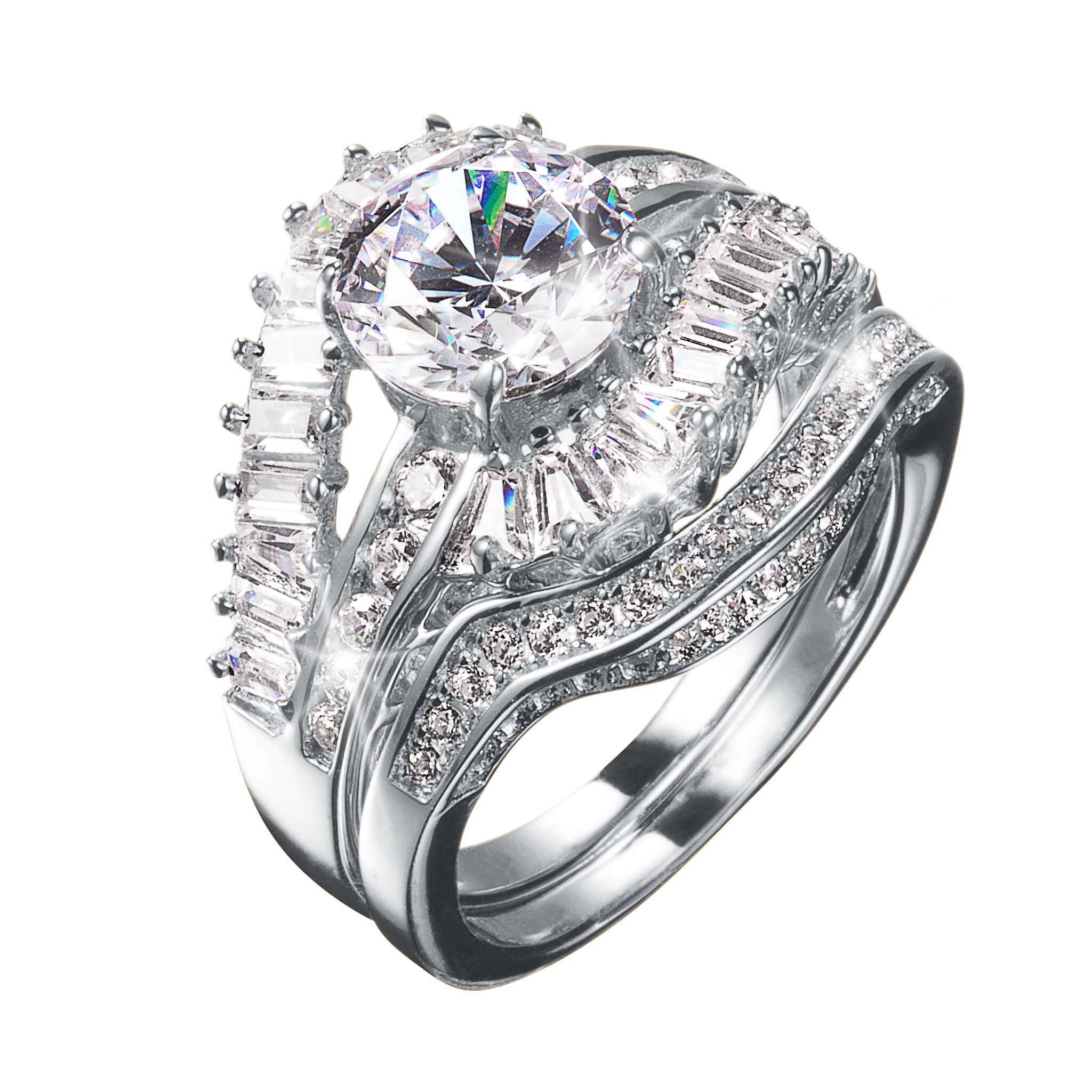 Divine Union Rings Heavenly Union Bridal Ring Set | Timepieces International