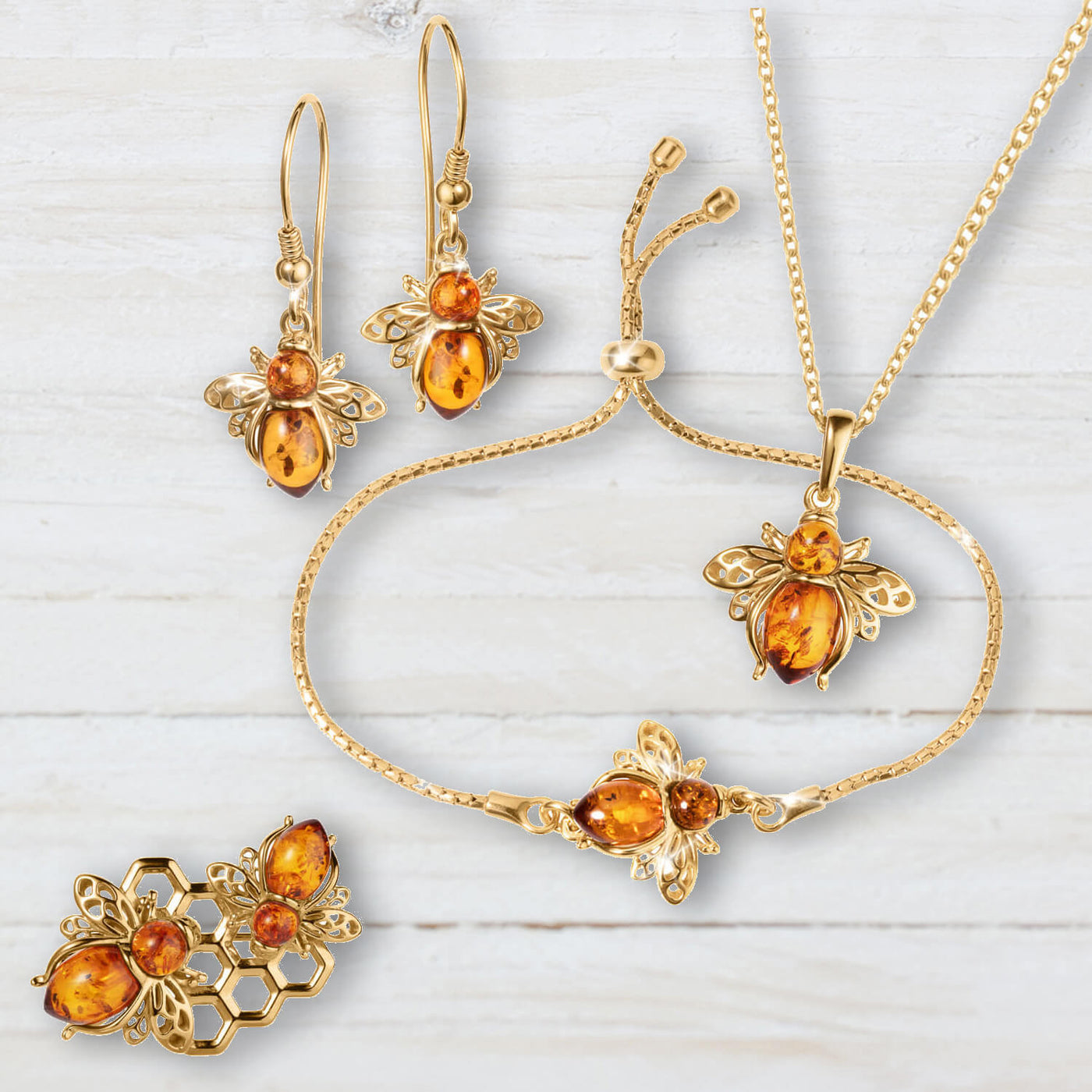 Daniel Steiger Busy Bee Amber 4-Piece Collection