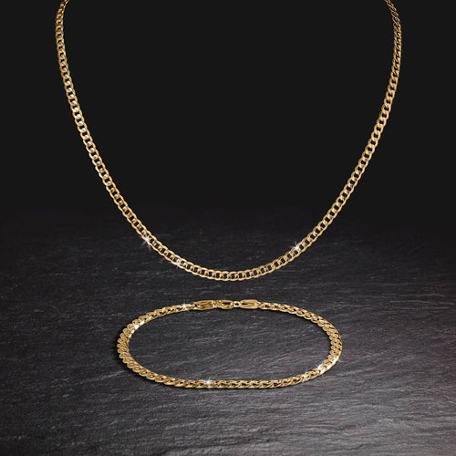 Daniel Steiger Tesoro Vero Gold Curb Necklace