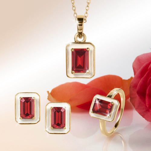 Daniel Steiger Garnet Deco Collection