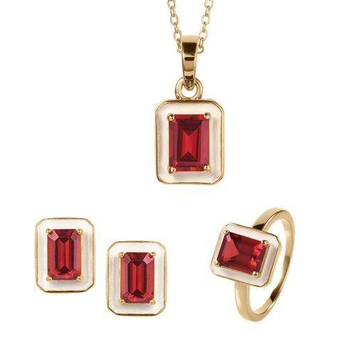 Daniel Steiger Garnet Deco Collection