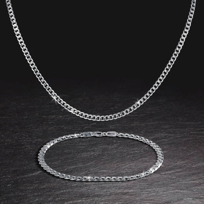 Daniel Steiger Tesoro Vero Silver Curb Necklace