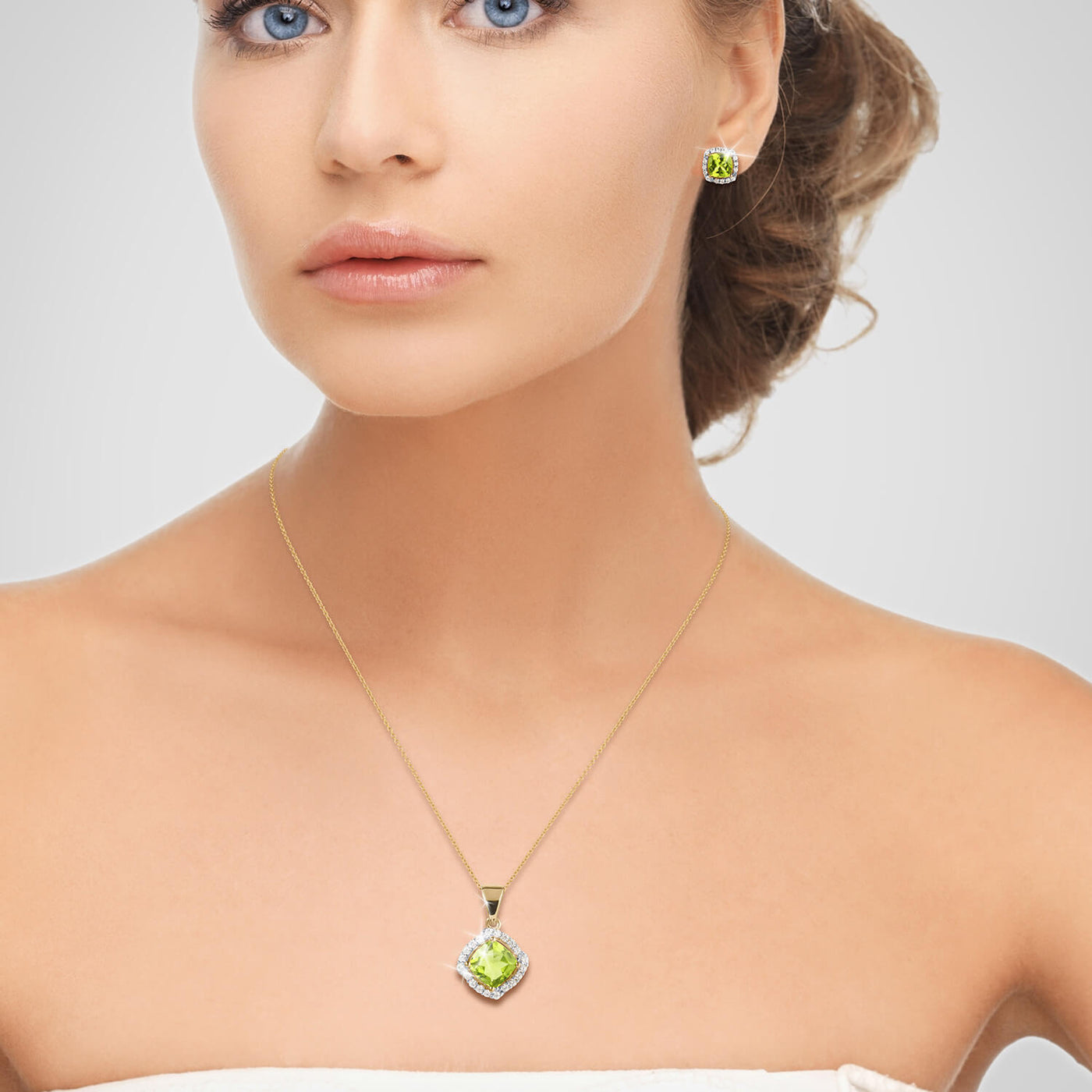 Daniel Steiger Peridot Aura Pendant