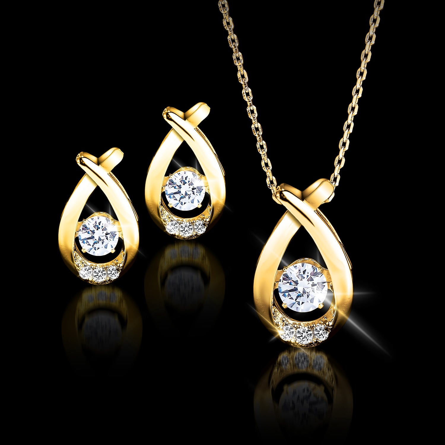 'Dancing' Jewelry Gold Collection | Timepieces International