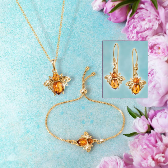Busy Bee Amber Bracelet | Timepieces International