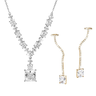 Daniel Steiger Gala Necklace & Imperial Earring Set