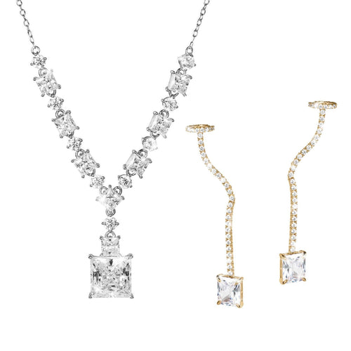 Daniel Steiger Gala Necklace & Imperial Earring Set