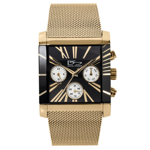 Daniel Steiger Baron Gold Men's Watch Mesh Band