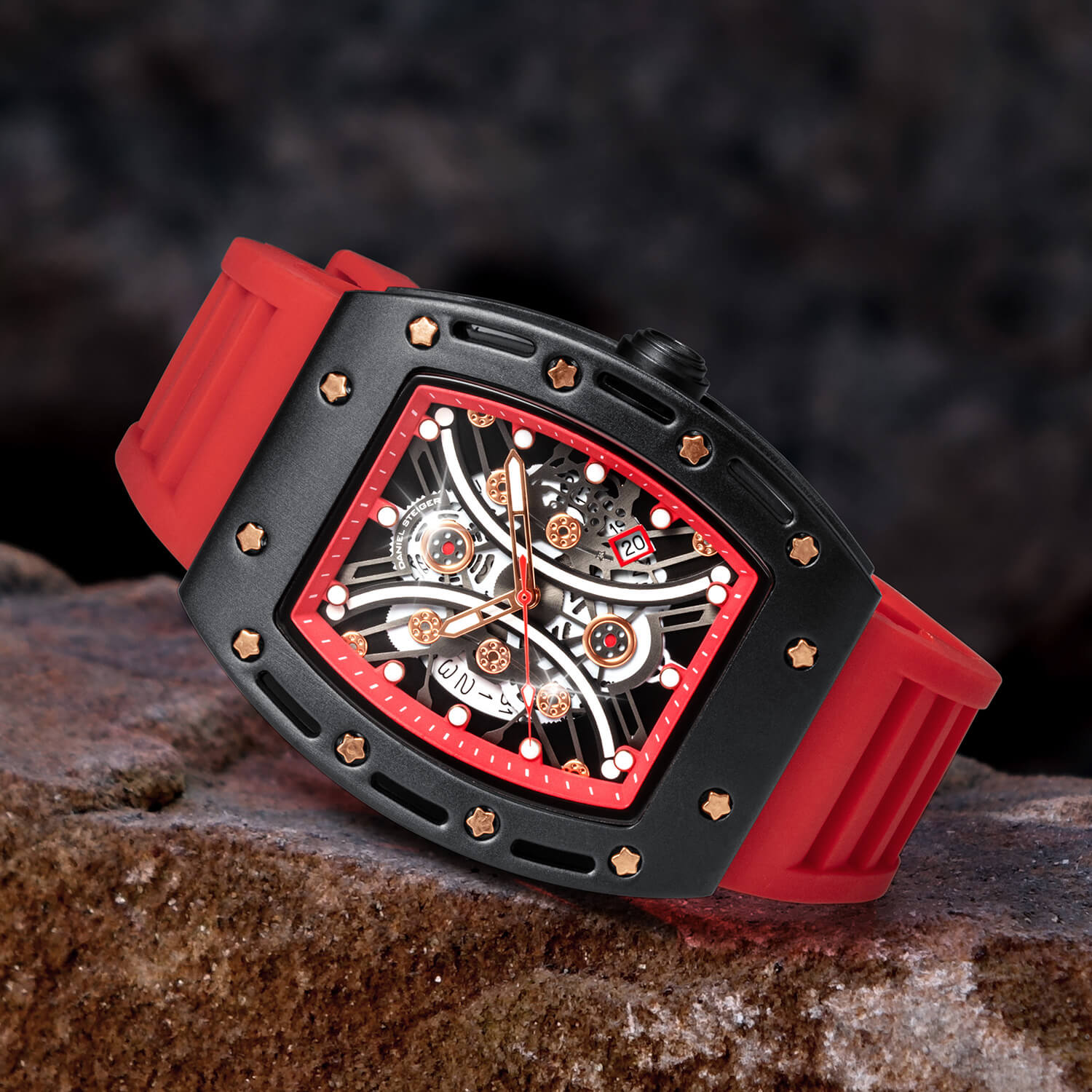 Daniel Steiger Inferno Red Men's Watch