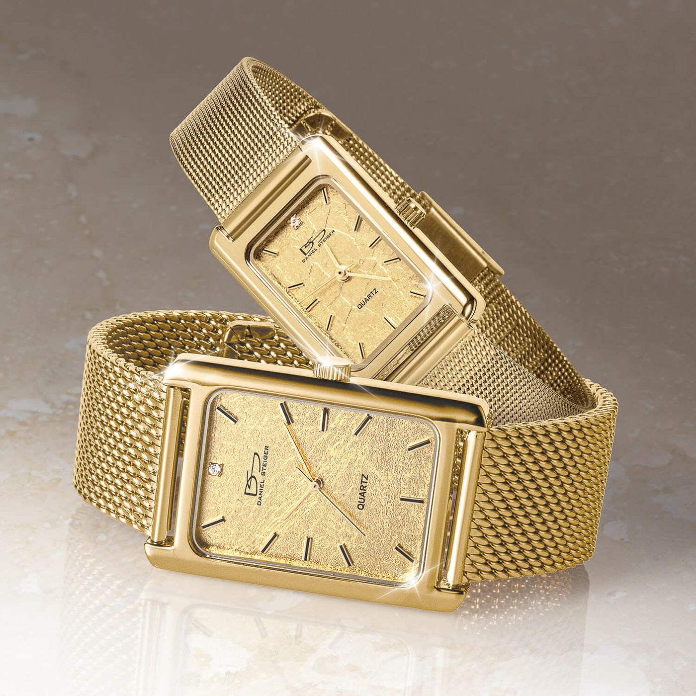 Daniel Steiger Heritage Gold Foil Ladies Watch