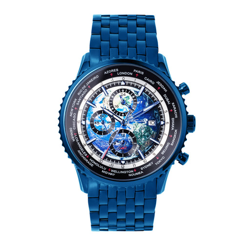 Daniel Steiger World Time Blue Men&