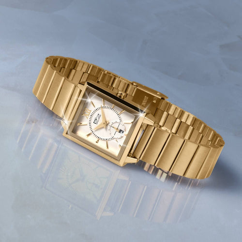 Daniel Steiger Quadro Ladies Gold Watch