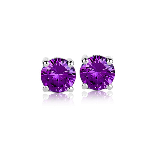 Daniel Steiger Brilliant Birthstones Earrings February