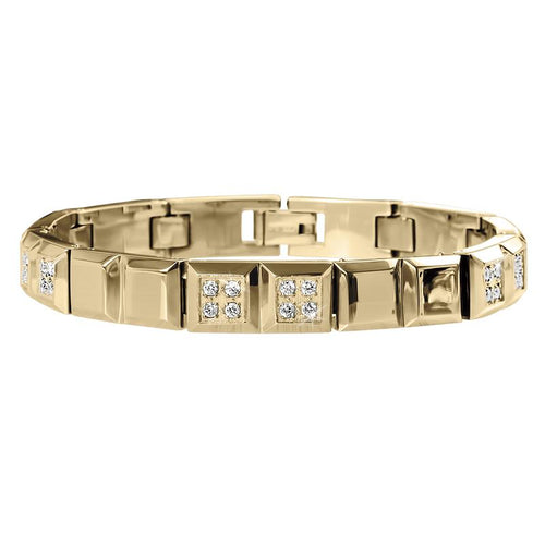 Daniel Steiger Pyramid Gold Bracelet