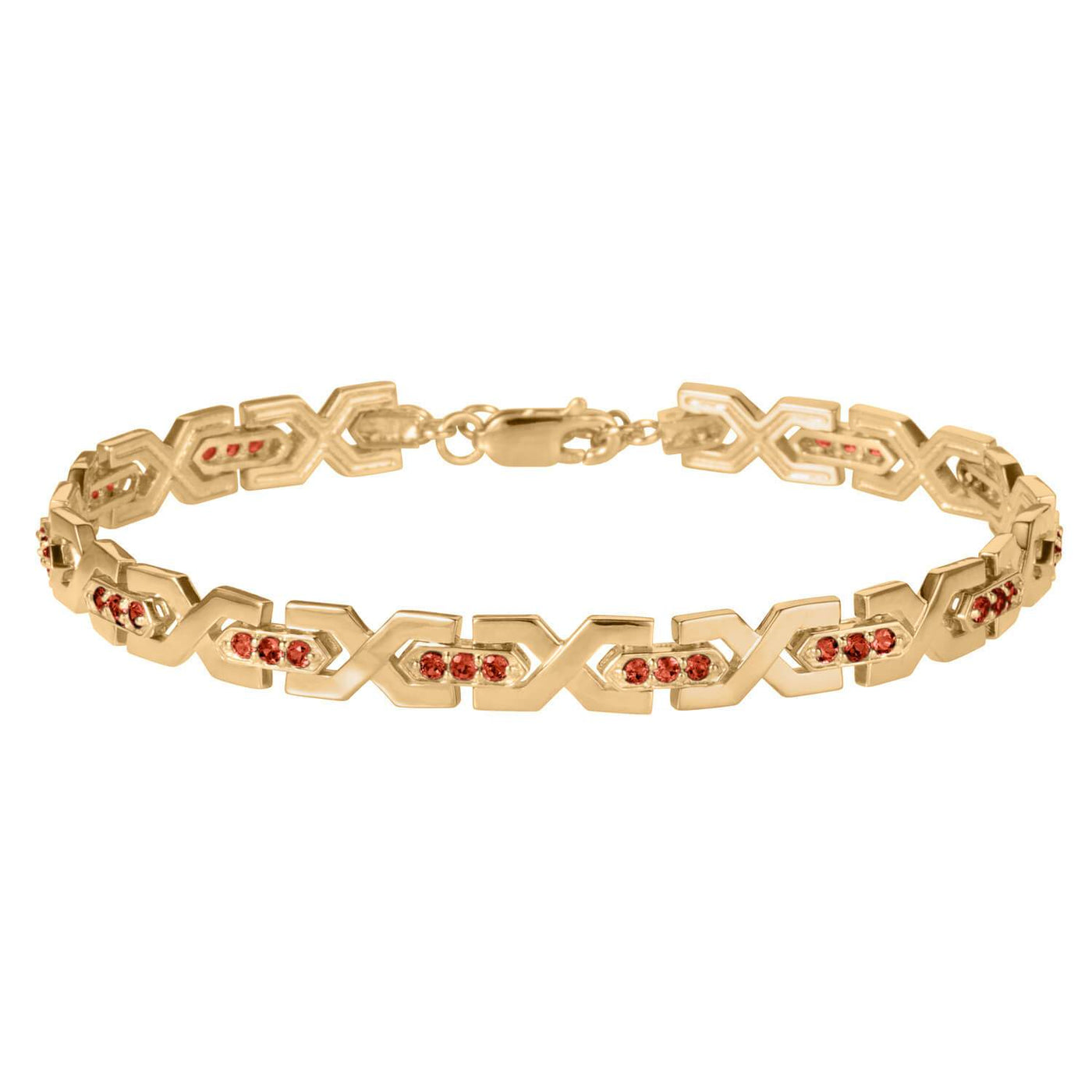 Daniel Steiger Inferno Garnet Bracelet
