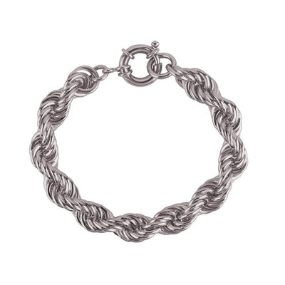 Daniel Steiger Tesoro Twist Rope Palladium Bracelet