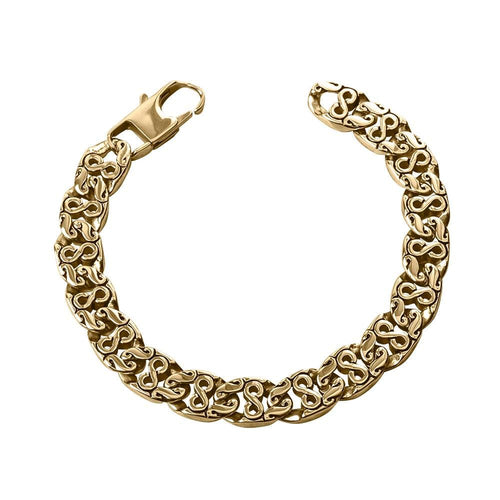 Daniel Steiger Samson Gold Steel Bracelet