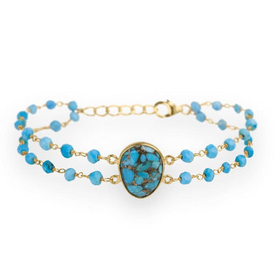 Daniel Steiger Mefkat Turquoise Bracelet