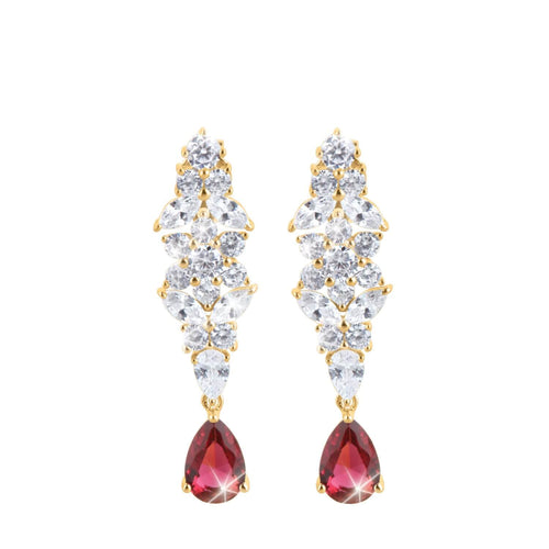 Daniel Steiger Red Flame Earrings