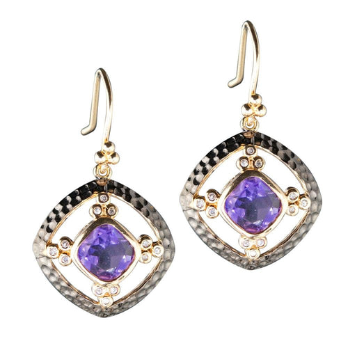 Daniel Steiger Noble Amethyst Earrings