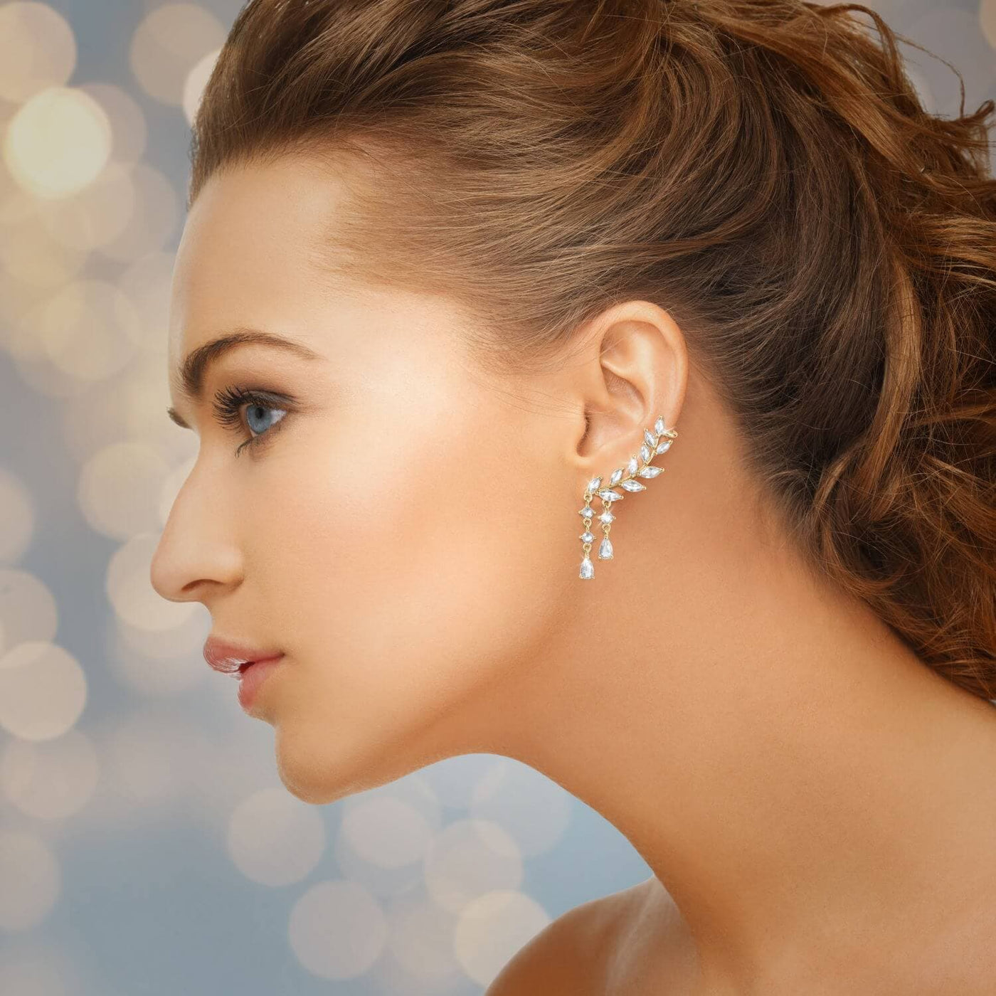 Daniel Steiger Jada White Earrings
