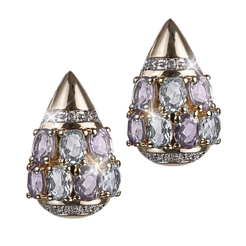 Daniel Steiger Wysteria Sky Earrings