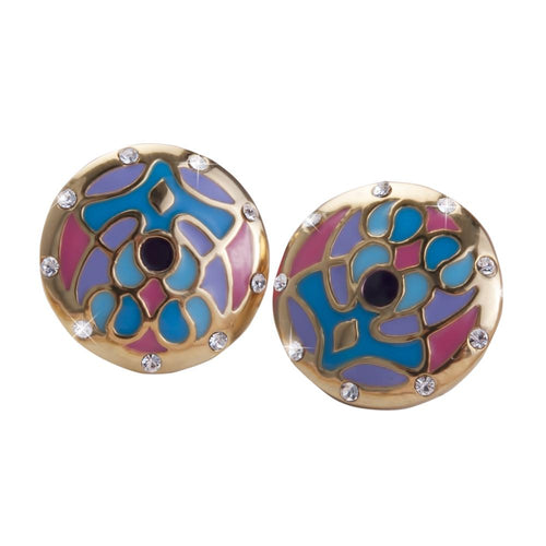 Daniel Steiger Golden Peacock Earrings