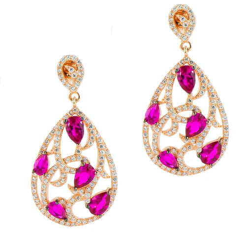 Daniel Steiger Cherry Pear Earrings