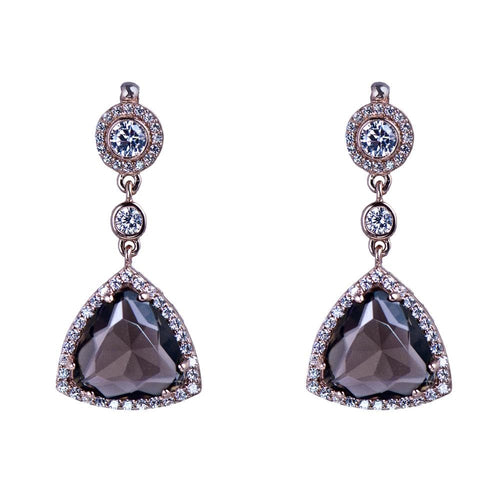 Daniel Steiger Bermuda Triangle Chocolate Earrings