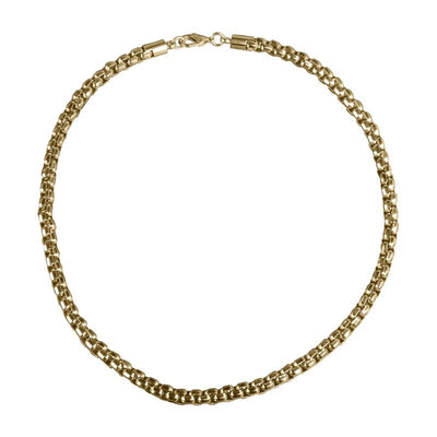 Daniel Steiger Chester Gold Steel Necklace