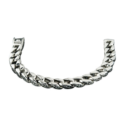 Daniel Steiger Scroll Steel Necklace