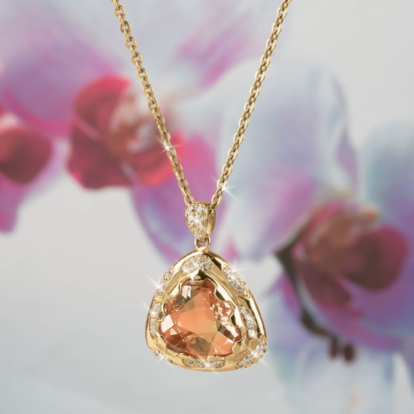 Daniel Steiger Golden Trilliant Pendant