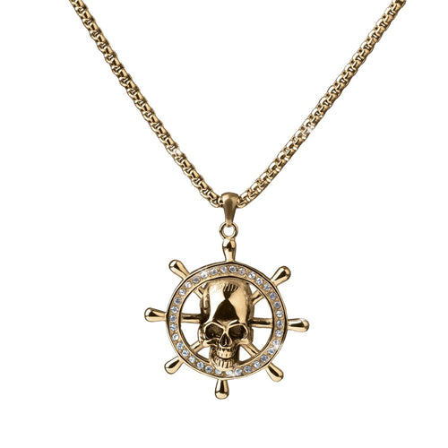 Daniel Steiger Nautilus Skull Pendant