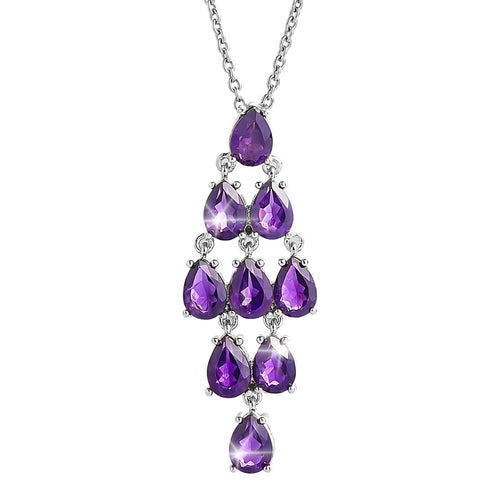 Daniel Steiger Amethyst Chandelier Pendant