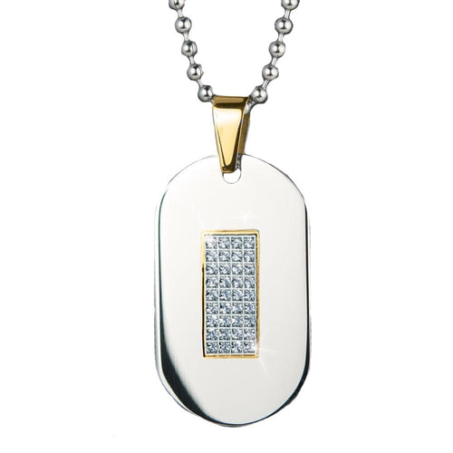 Daniel Steiger Diamonds and Steel Dog Tag