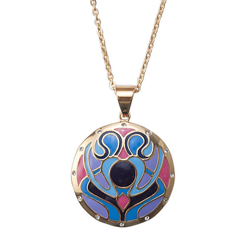 Daniel Steiger Golden Peacock Pendant