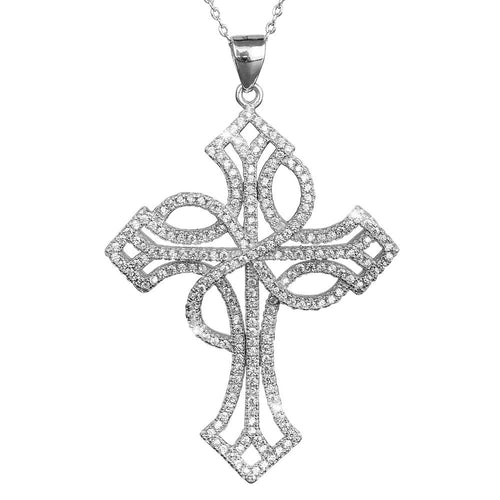 Daniel Steiger Eulalia Rhodium Cross