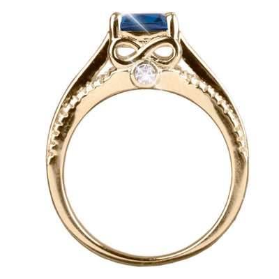 Daniel Steiger Ceylon Blue Infinity Ring